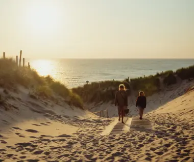 Golden hour strand