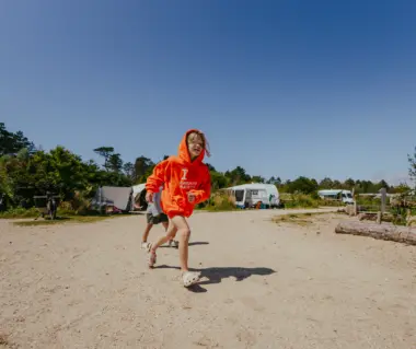 Rennen met een Bakkum trui